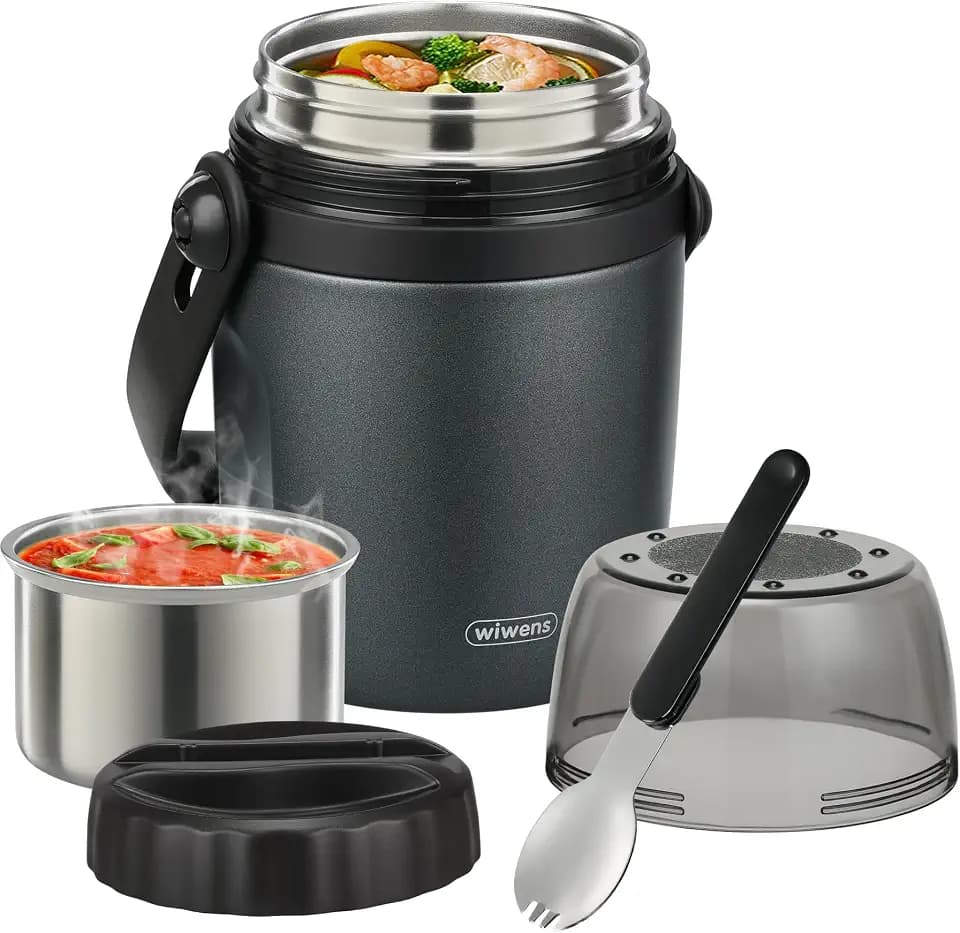 wiwens 32oz Lunch Containers for Adults Kids Soup Thermo for Hot Food Jar