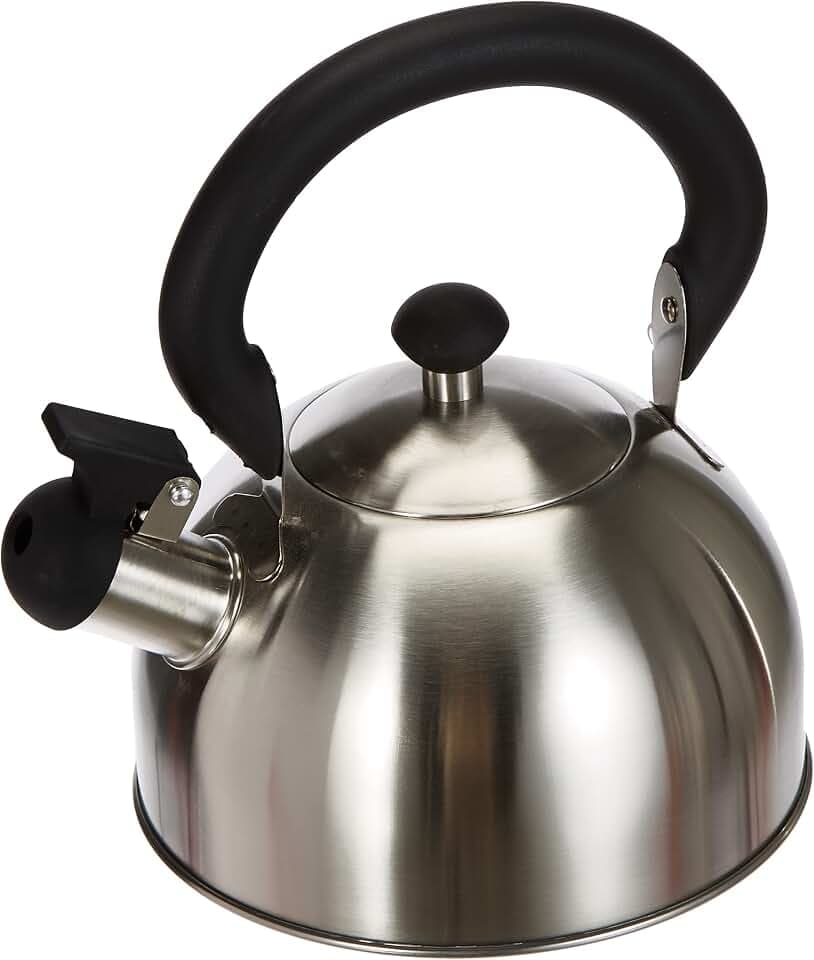 IBILI - Kaffeekocher, klassischer Pfeifton, 1,5 Liter, Edelstahl, für Induktionsherde geeignet