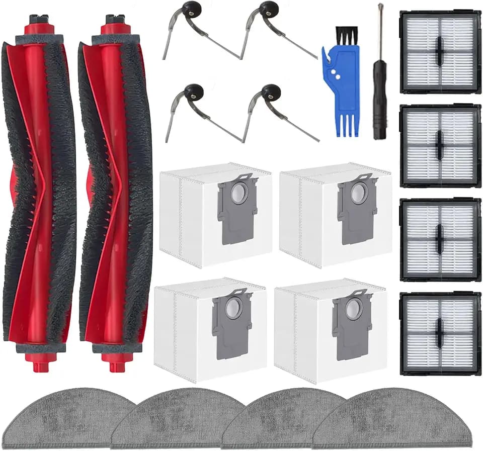 20 Stück Zubehör für Roborock Q10 X5+/Q10 X5 Ersatzteile Saugroboter