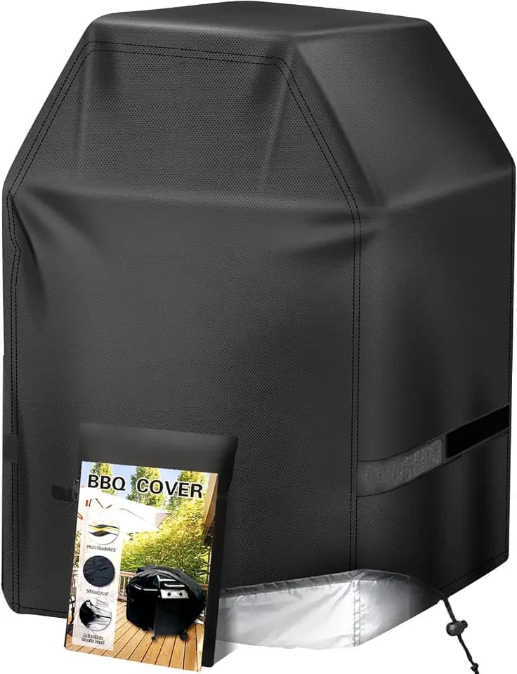 Aoretic Grill Cover 40 inch Gas BBQ-Cover, Fit Most 2&3 Burner Grill Waterproof Small Barbeque Cover with Velcro Straps & Adjustable Drawstring for Weber,Nexgrill,Char-Broil Monument,Dyna-Glo (SKZ)