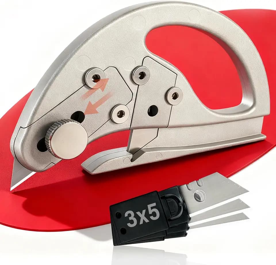 New 2026 youkzuan Professional Carpet Cutter Tool, Carpet Loop Pile Cutter with 15Pcs Heavy Duty Utility Knife Blades, Parents (Plate 001)