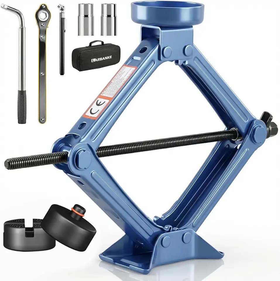 LARBANKE 2.5T Car Scissor Jack, Tesla & Universal