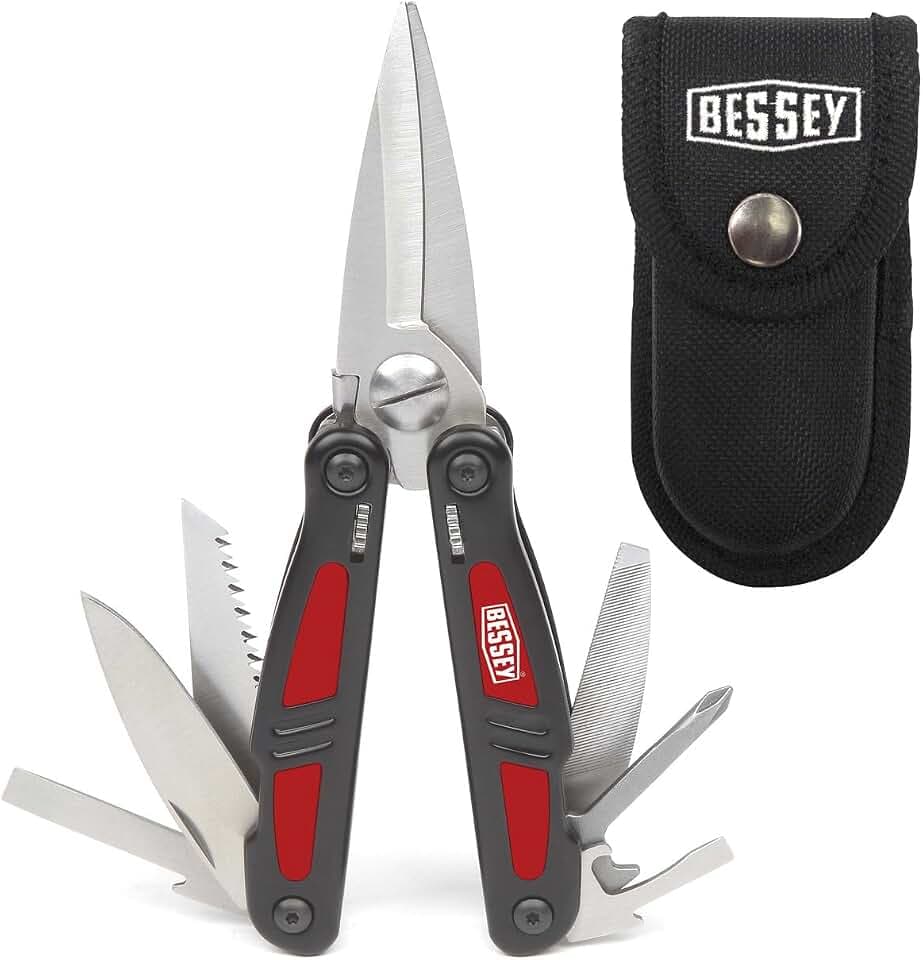 BESSEY 7-in-1 Multitool DBST | Gürteltasche | 175 mm | 55 mm Schnittlänge