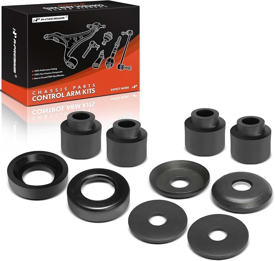 A-Premium Set of 4, Front Radius Arm Bushing Kit, Compatible with Ford