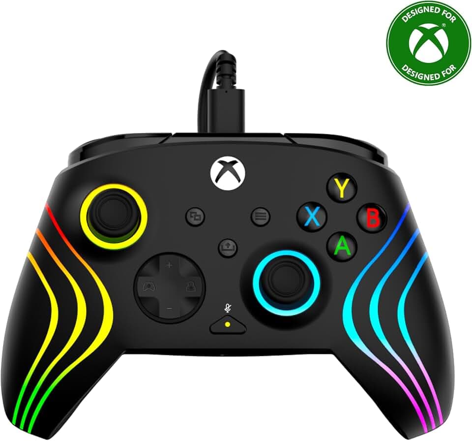 Turtle Beach Afterglow Wave Wired RGB Gaming Controller for Xbox & PC