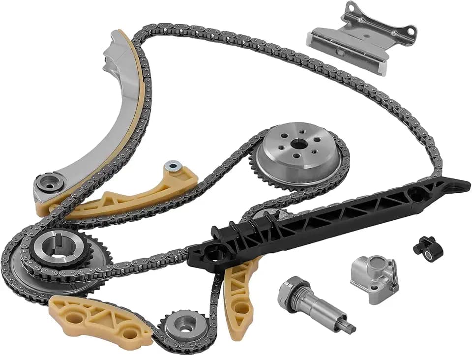BDFHYK Engine Timing Chain Kit with Tensioner for 2.4L L4 Compatible with Buick Allure LaCrosse Regal Verano, Compatible with Chevy Equinox Captiva Sport, Compatible with GMC Terrain 2010-2017
