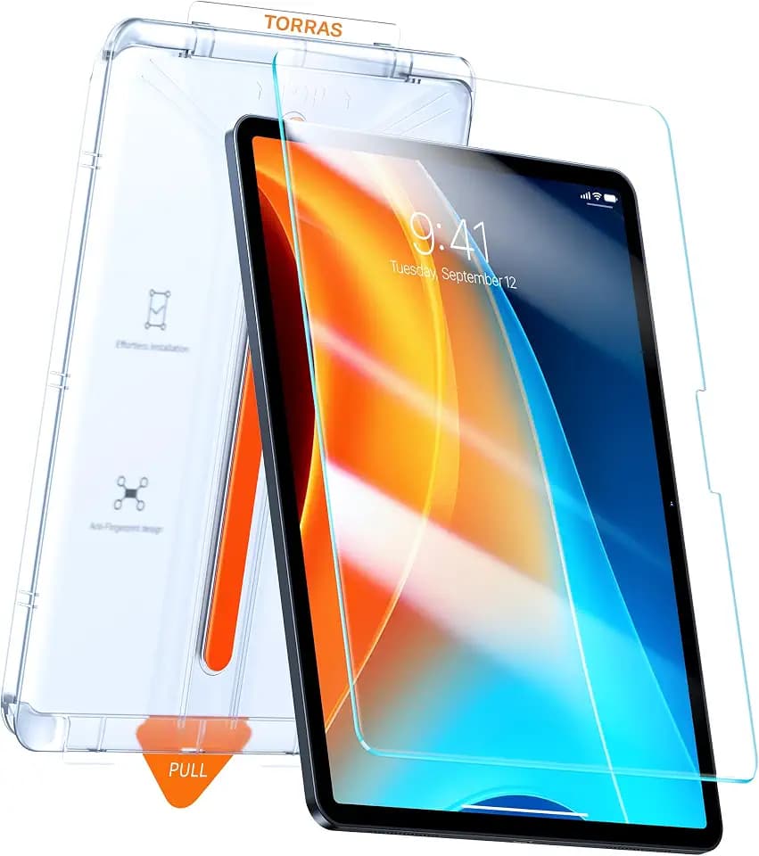 TORRAS for iPad Pro 13 Inch Screen Protector M5/M4, Top 9H+ Tempered Glass