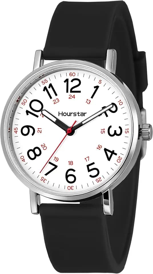 Women's Analog Nurse Watch | Second Hand | Easy Read | Silicone