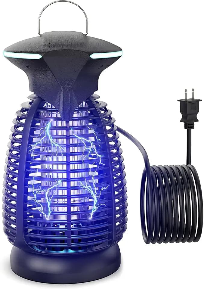 4200V 20W UV Bug Zapper for Outdoor and Indoor Use, Mosquito