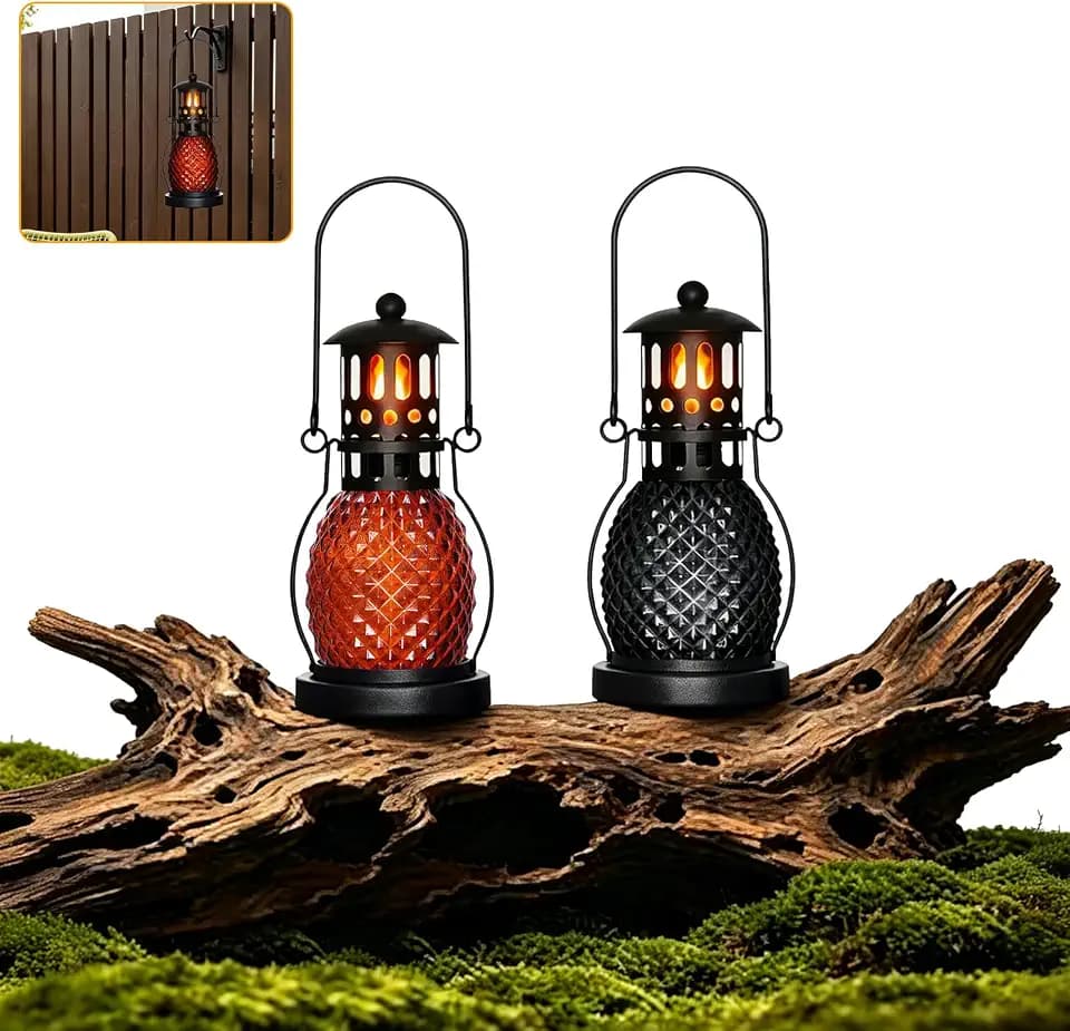 Glass Table Top Torches Set of 4 |12oz Citronella Torches Outdoor Decor