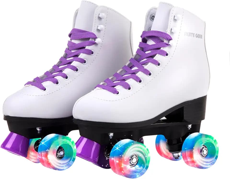 Skate Gear Retro Quad Design Roller Skates