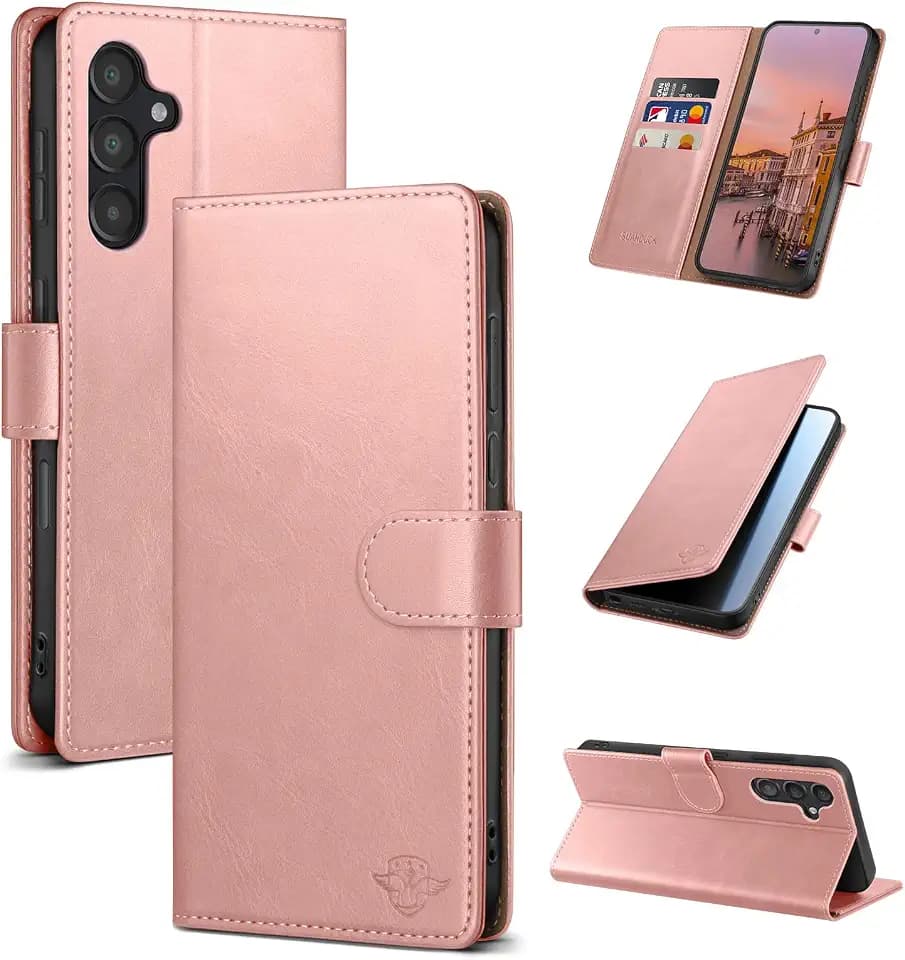 Wallet Case for Samsung Galaxy A16 5G, Pink