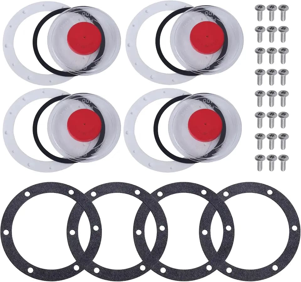 CheeMuii 4Pack 359-5995 Hub Cap Window Covers Kit Fit for 343-4009 Hub Cap