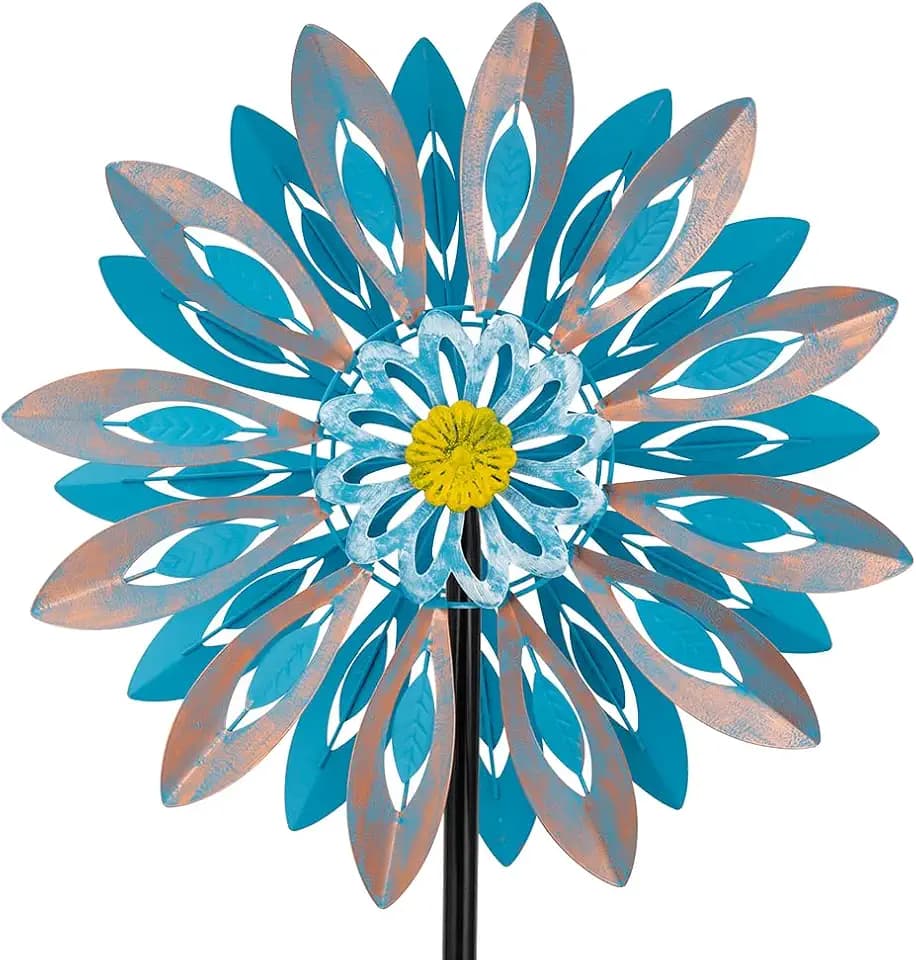 Viveta Wind Spinners,Large Outdoor Wind Sculpture, Metal Windmill