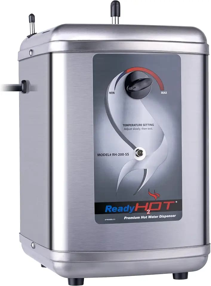 Ready Hot Stainless Steel Hot Water Dispenser System, Manual Dial Tank Only