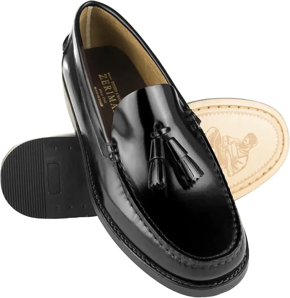 Zerimar Mocasin Spanische Herren-Schuhe | Mokassin mit Quasten für Herren | Hergestellt in Spanien