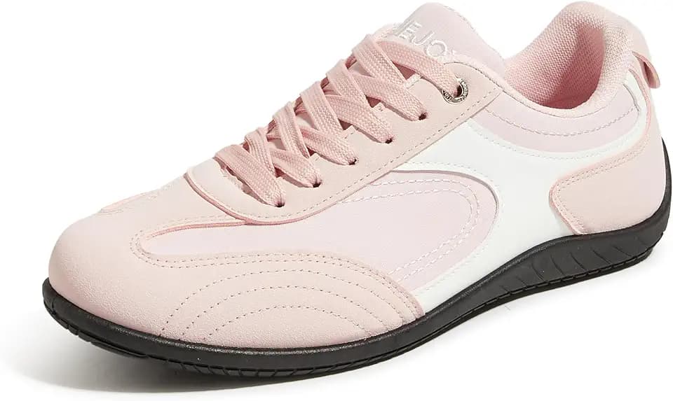 Women's Retro Sneakers Low-Top Lightweight Breathable Casual Shoes Non-Slip Sole for Walking Work Daily Use