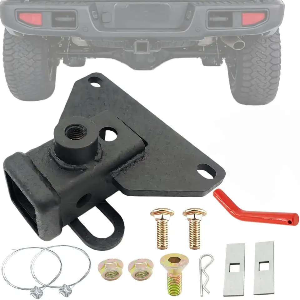 2-Inch Class 3 Trailer Hitch for Jeep Gladiator JT 2020-2025, 5000 lb Heavy Duty Towing Receiver with Bolt-On Installation