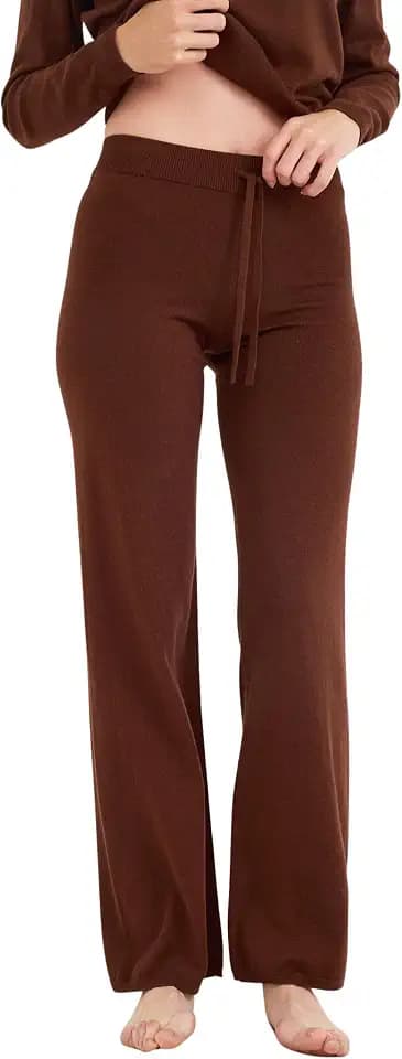 Organic Basics Women's 32 3/4" Soft Knit Straight Leg Pants