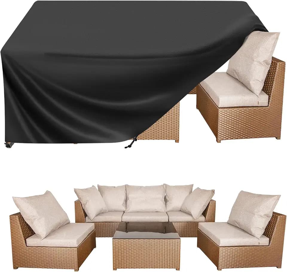 BALEINE Patio Furniture Covers Waterproof, Heavy Duty Outdoor Table Cover