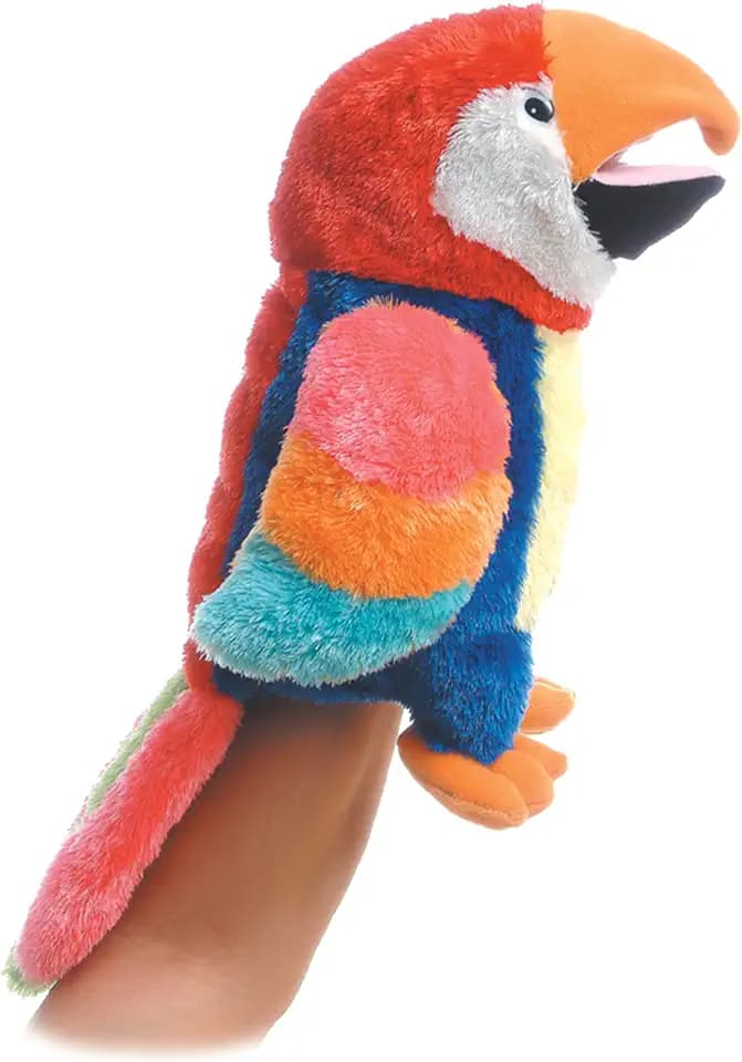 Aurora® Interactive Hand Puppet Petey™ Stuffed Animal - Storytelling Adventures - Playful Learning - Multicolor 12 Inches