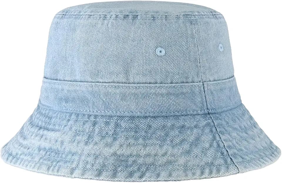 Hot Summer Bucket Hat - Trendy Cotton Sun Hat for Beach, Golf, Fishing