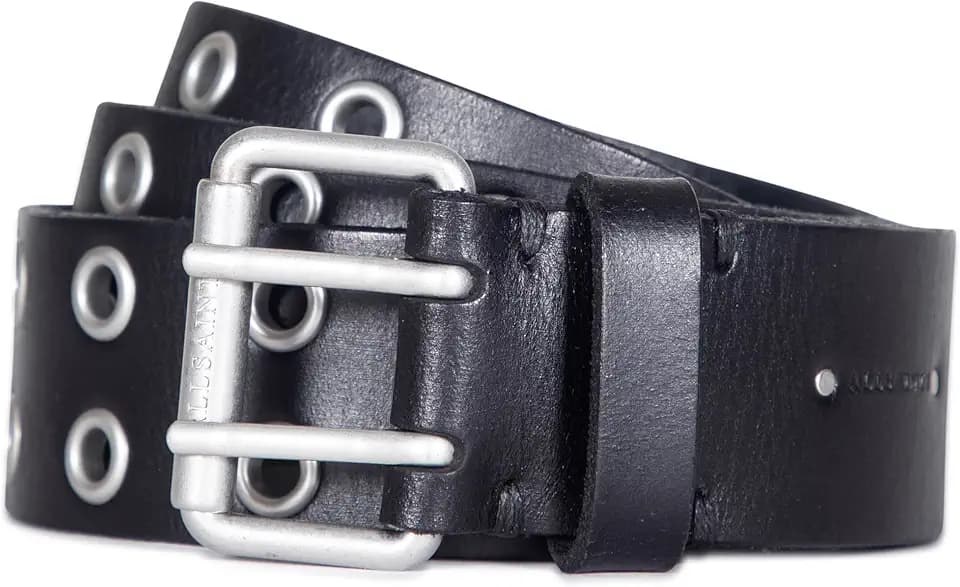 AllSaints Women's 38mm Strap Leather Belt W/Eyelets