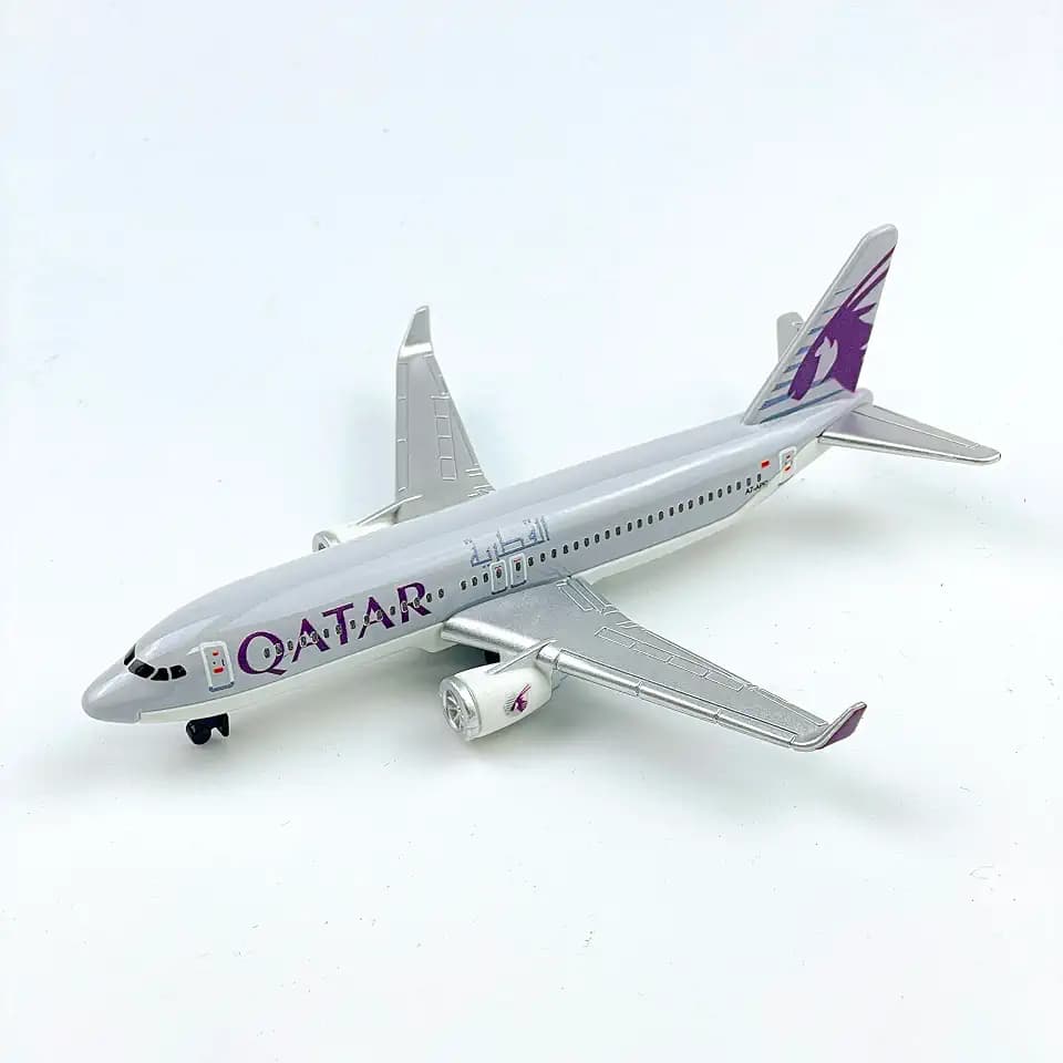 AVIAMUSE Qatar Model Airplane, Single Plane Die-cast Model Planes Aircraft Suitable for Collection & Christmas, Birthday Gifts
