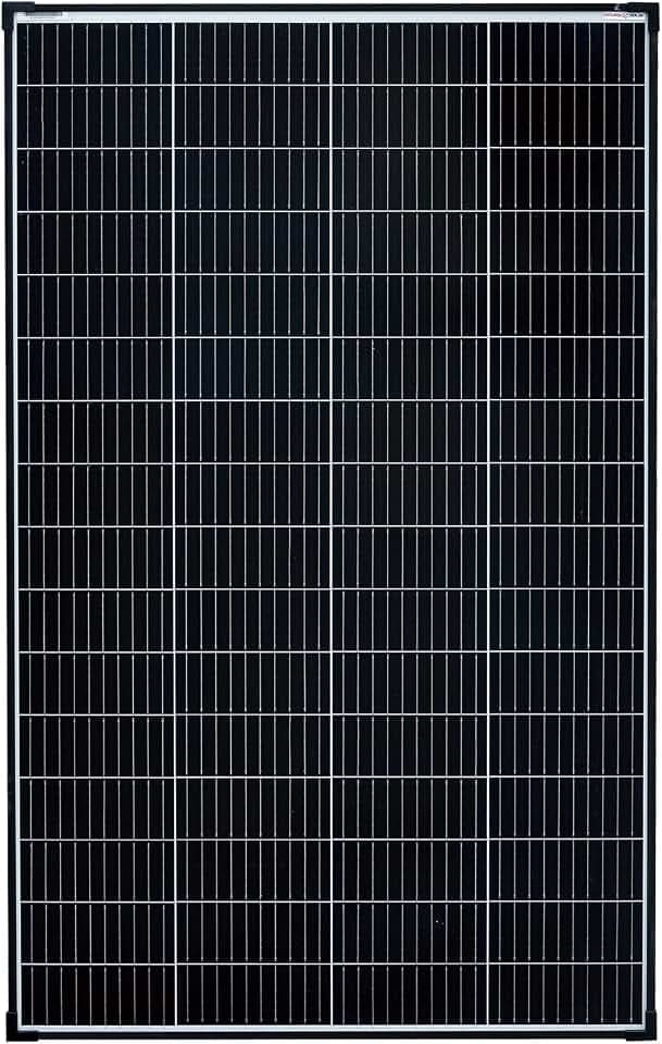 enjoy solar® 210W 36V Monokristallines Solarmodul, 182mm Solarzellen 10 Busbars Solarpanel ideal für Wohnmobil, Balkonanlage, Gartenhäuse, Boot (für 24V PV-System)
