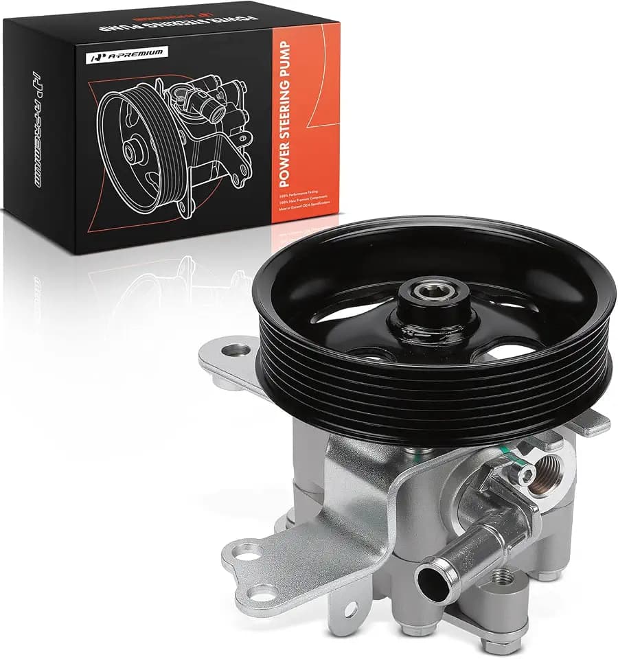 A-Premium Power Steering Pump, with Pulley & Bracket