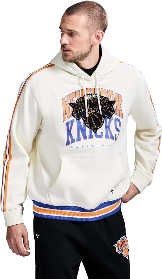 GAME 7 x NBA Officially Licensed Men's Long Sleeve Pullover Hoodie Fleece Heavyweight Sweatshirt