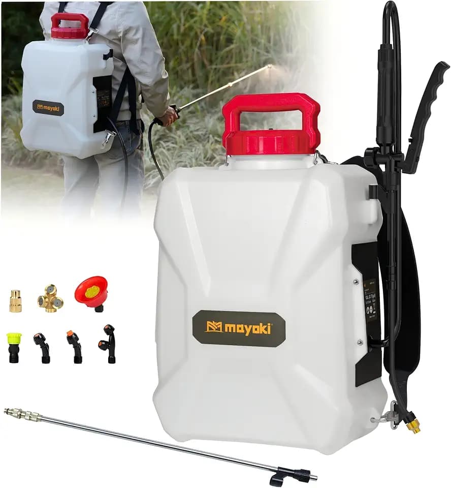 3Gal Lawn Garden Backpack Sprayer Compatible with Milwaukee 18V Battery