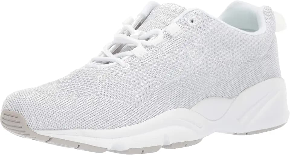 Propet Mens Tour Knit Lace Up Sneakers Shoes Casual - Grey