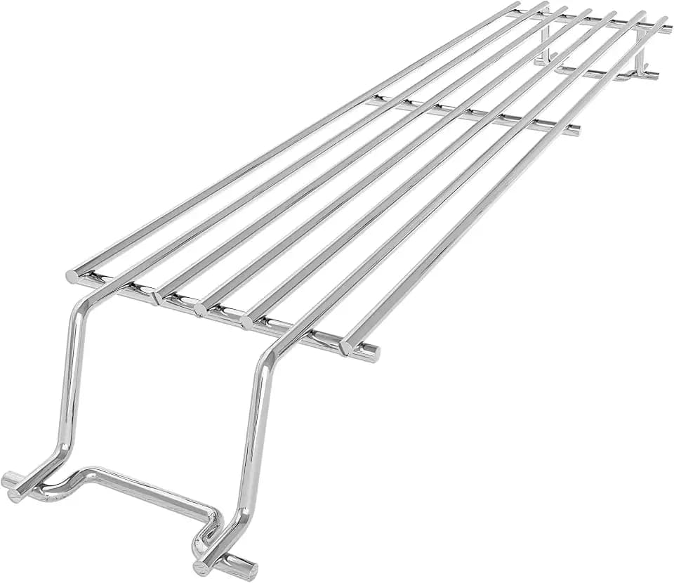 Grill Warming Rack for Weber Spirit Grill 69866 Warming Rack Spirit I & Spirit II 200 Series, with Up Front Controls (2013-2017)，21.5 '' Stainless Steel Grill Upper Rack for Weber 7640/69866