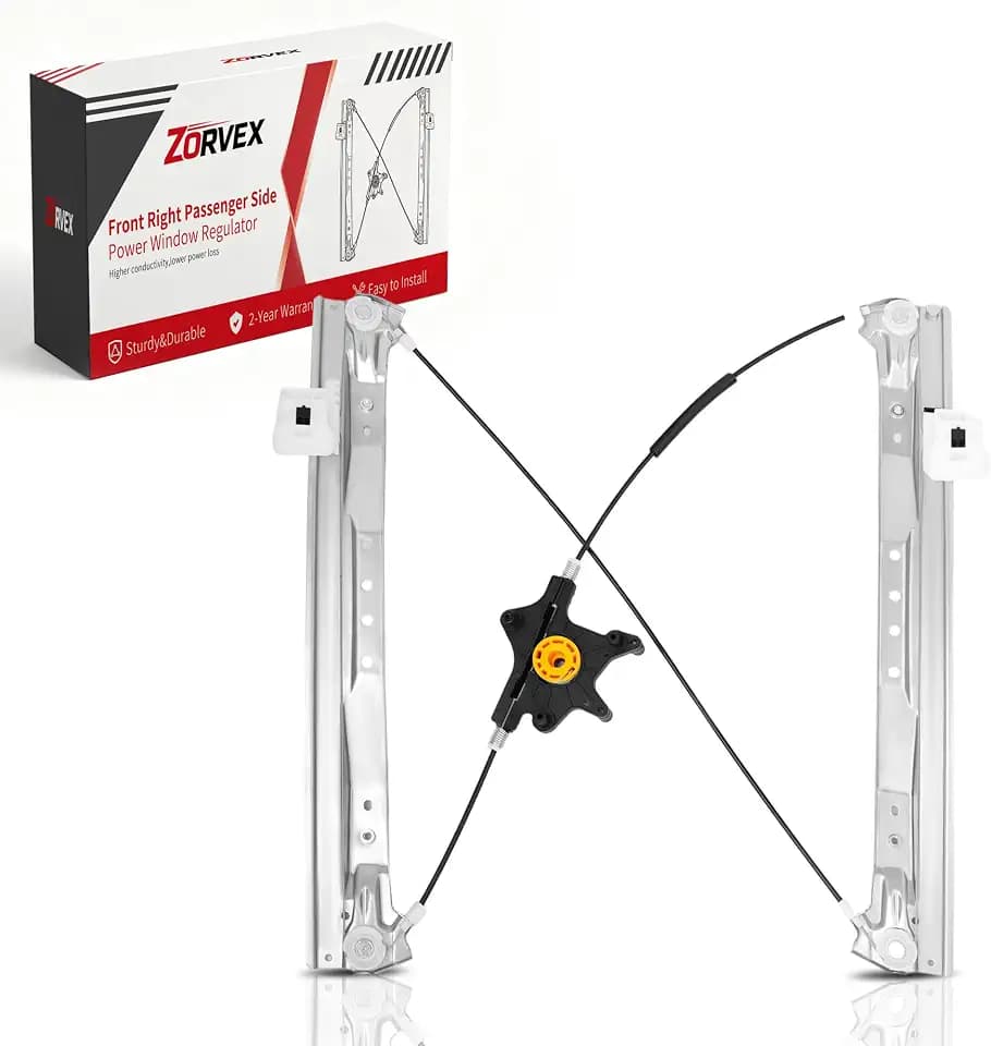 Window Regulator Front Right Passenger Side fits for 2008-2020 Chevy Town Country & Dodge Grand Caravan & Ram C/V, Routan,Without Motor - Replaces 749-509