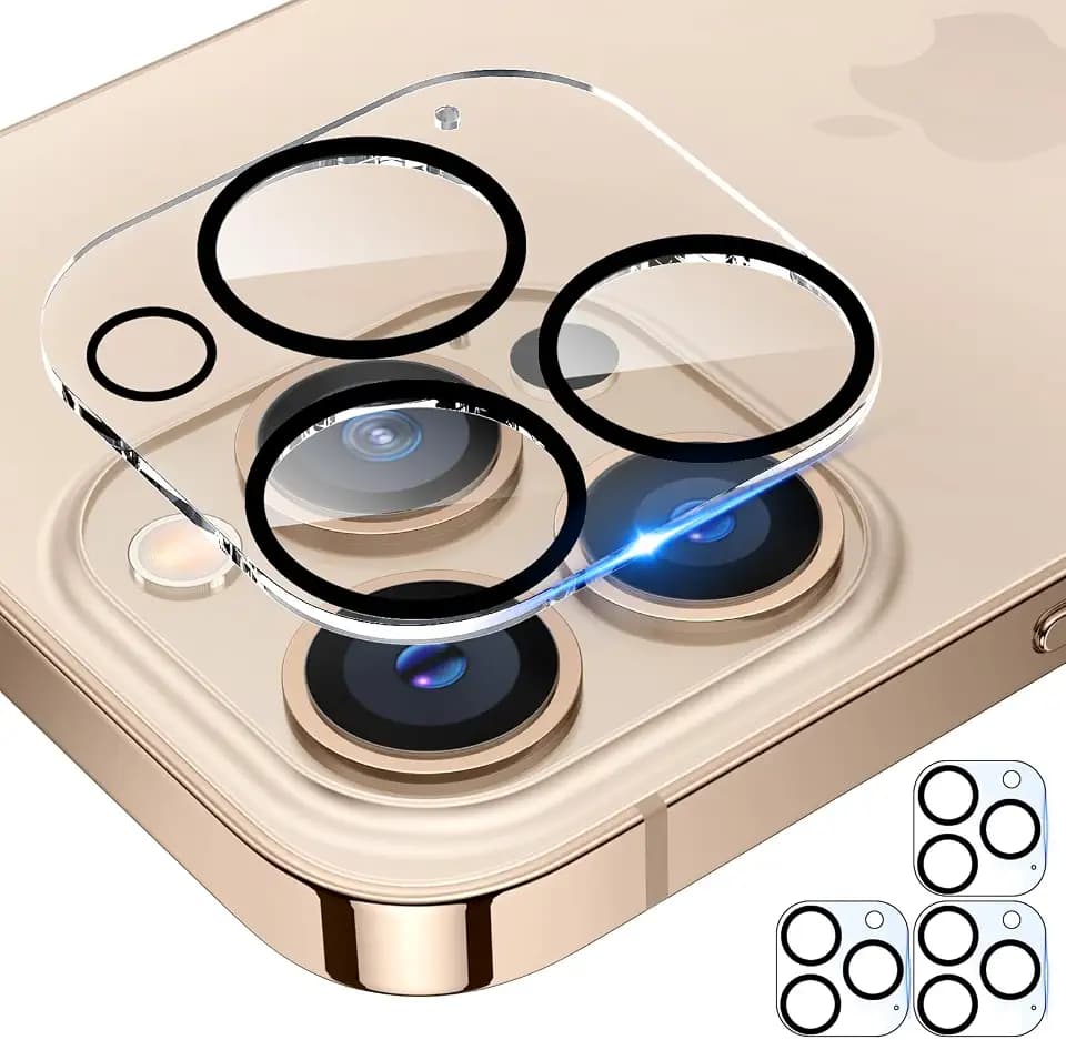 Tensea 3Pcs for iPhone 16 Pro / 16 Pro Max Camera Lens Protector