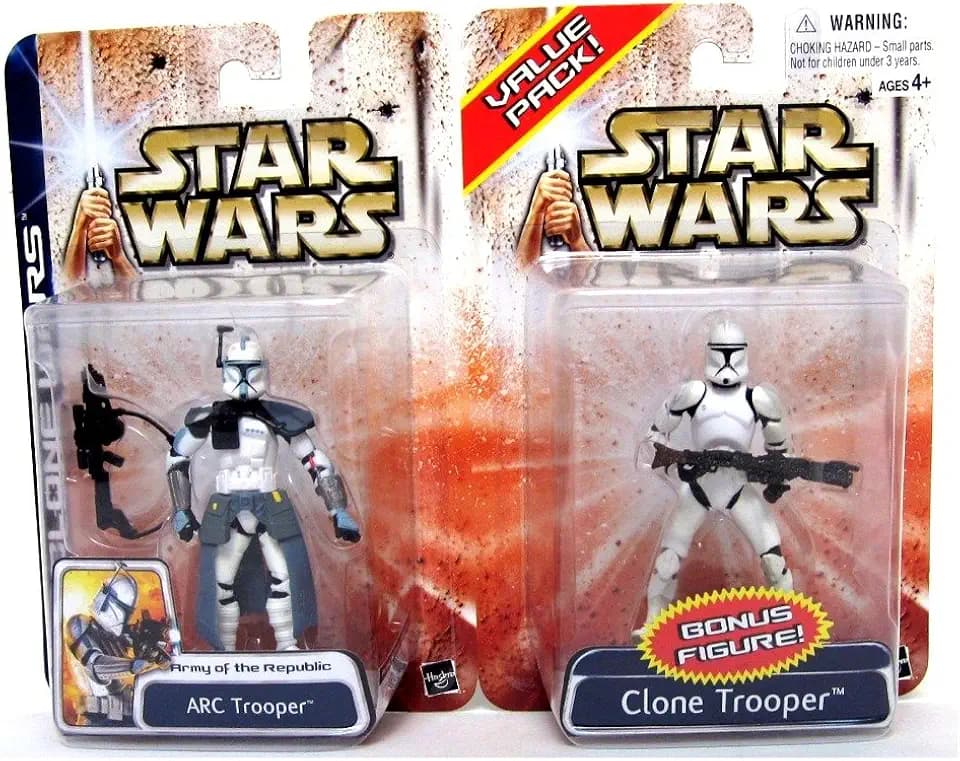 Star Wars Clone Wars 2 Pack ARC and Clone Trooper