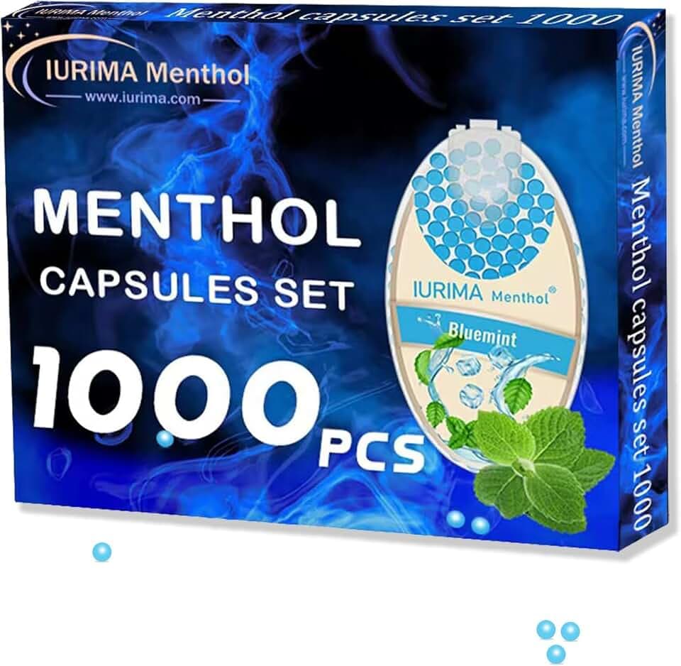 Premium Menthol Capsules Set of 1000 | Menthol Balls,