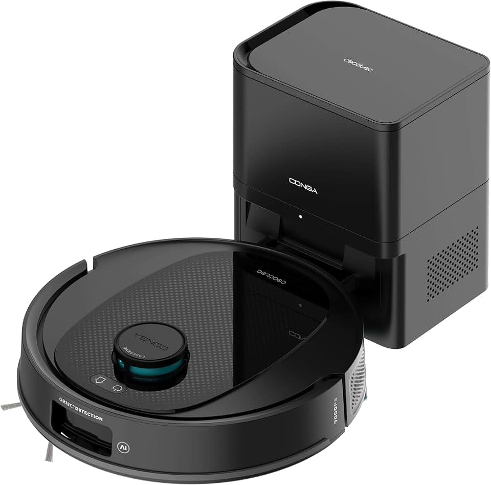 Cecotec Saugroboter mit Wischfunktion Conga Y80 X-Treme, 13.000 Pa