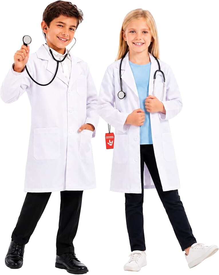 Fun Shack Arzt Kostüm Kinder, Doktor Halloween Kostüm Kinder, L