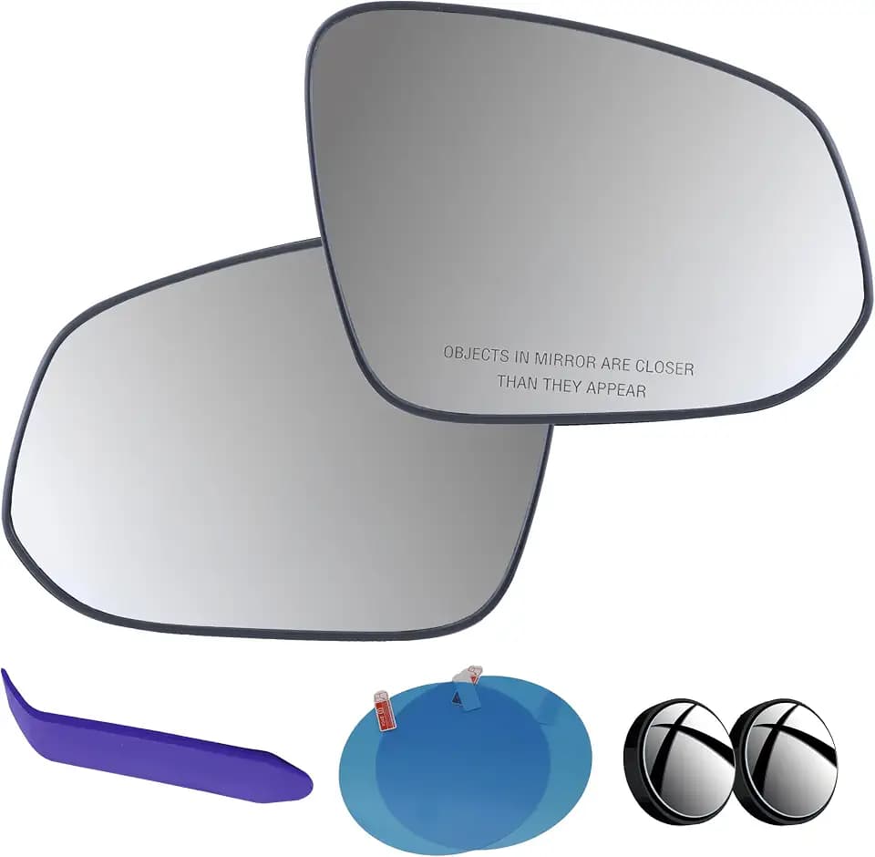 EAP Pair of Side Mirror Glasses Compatible with Toyota RAV4 Tacoma 4Runner