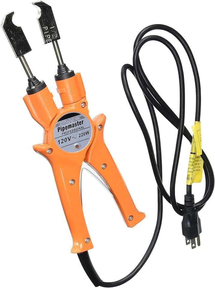 PipeMaster, Professionelles Kupferrohr-Lötwerkzeug, Keine offene Flamme, Perfekt für enge Räume, 115 V, Erwärmt bis zu 950 Grad, Schnelles Aufwärmen zwischen den Verbindungen, 1/2 Zoll Standardköpfe