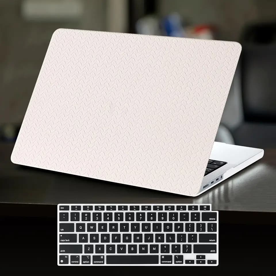 Woven Logo Cutout Case for MacBook Air 15 inch 2026 2025-2023 M5 M4 M3 M2