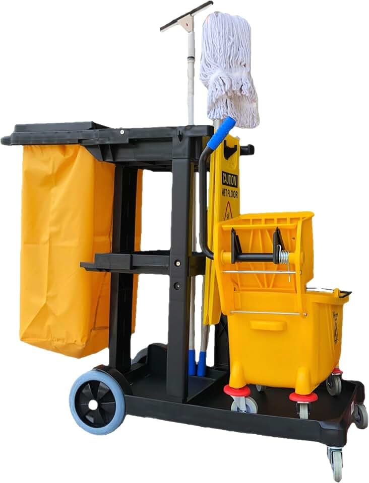 Simpli-Magic 79191 Hausmeisterwagen, Polyethylen (PE), Schwarz, Commercial