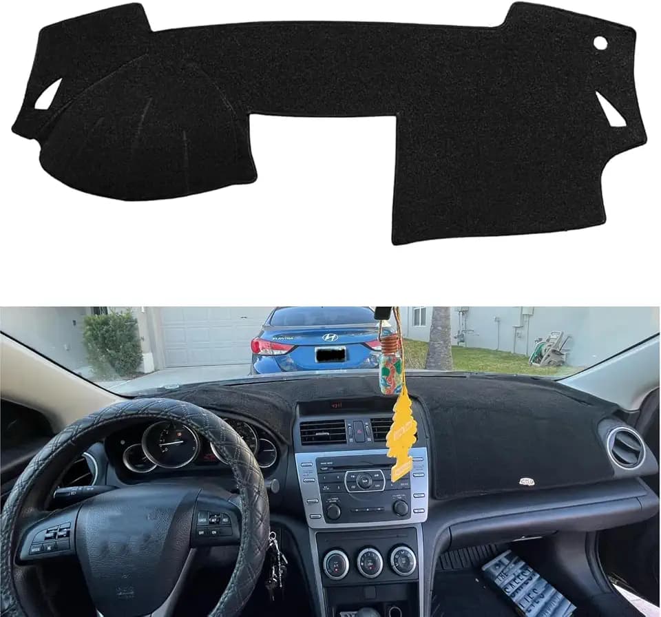 Dashboard Cover Mat for Mazda6 Mazda 6 2009 2010 2011 2012 Accessories Dash Cover Dash Mat Sunshade Glare UV Rays Protector