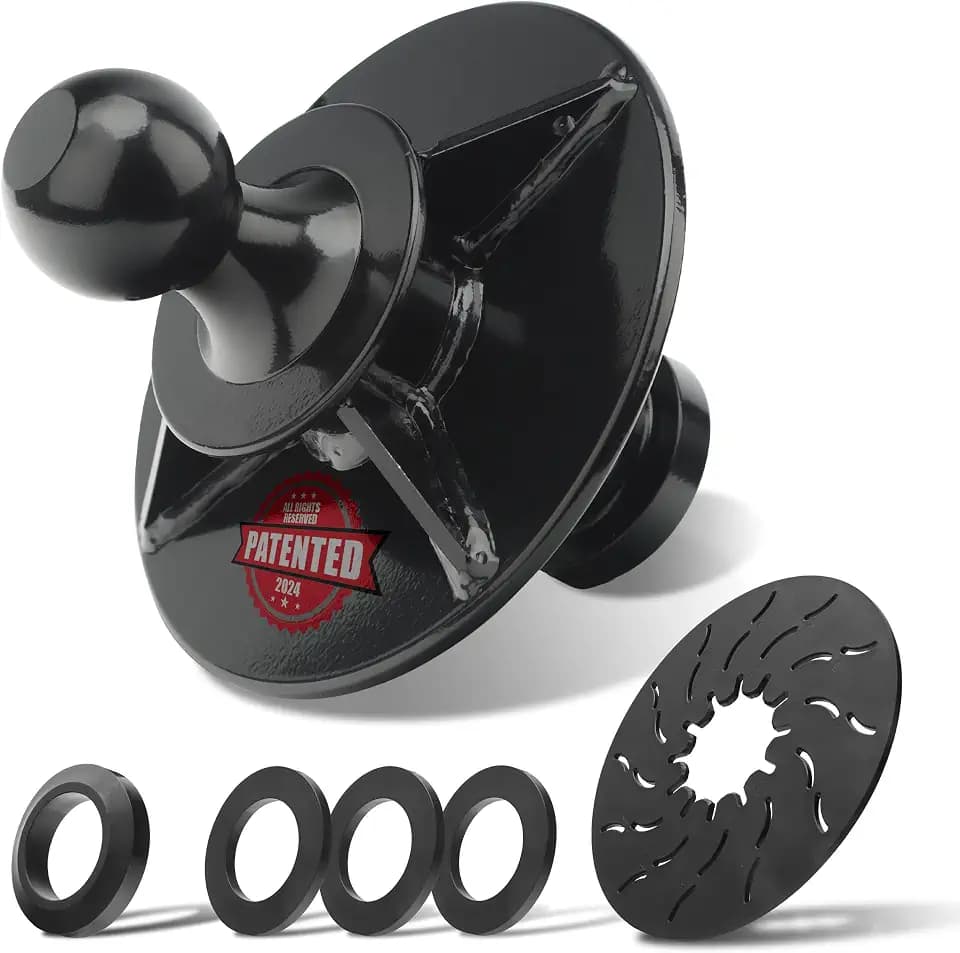 1.5" Raised Fifth Wheel to Gooseneck Adapter for Correct Trailer Level