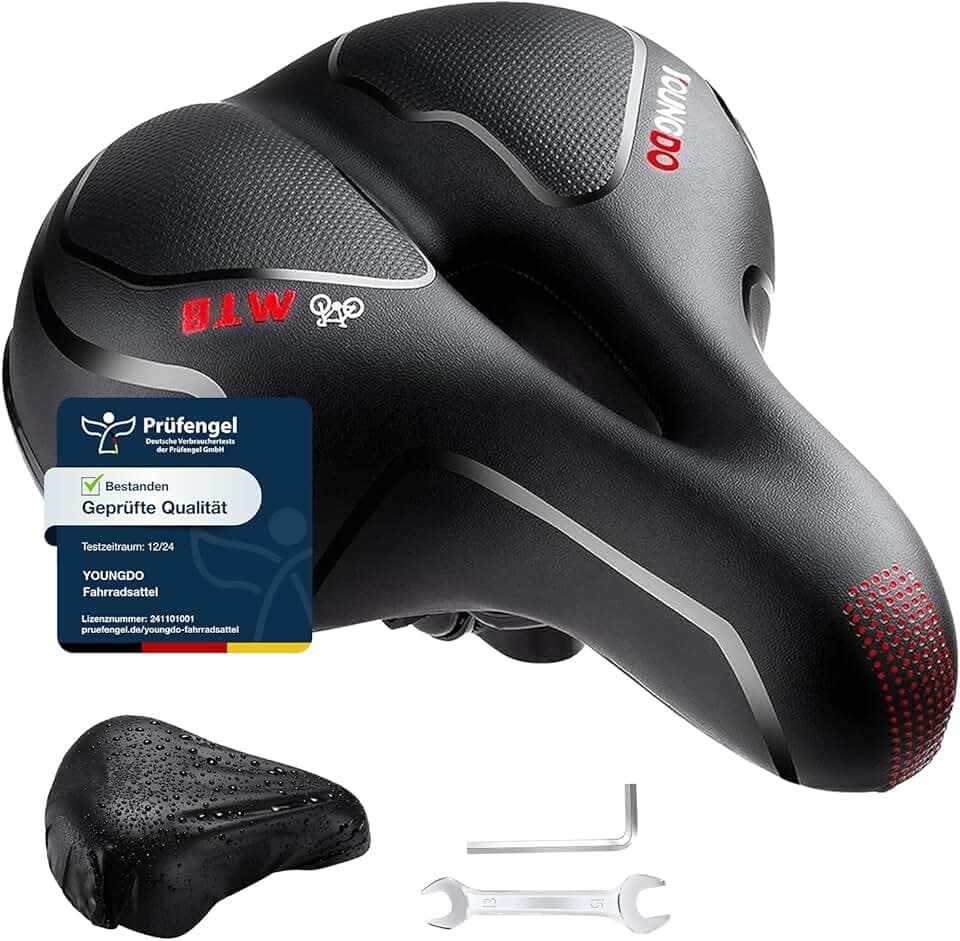 YOUNGDO Fahrradsattel, Ergonomischer Fahrrad Sattel, Fahrradsitz