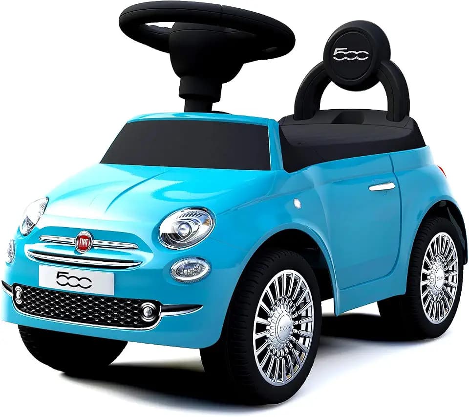 TURBO CHALLENGE Laufwerk FIAT 500 – 119095 – Blau – Kunststoff – Gewicht max. 25 kg – ab 12 Monaten
