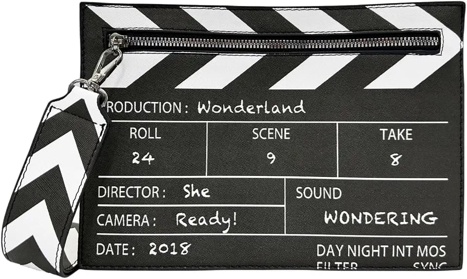 Clapperboard Design Crossbody Bag Fun Cute Clutch Purse for Women