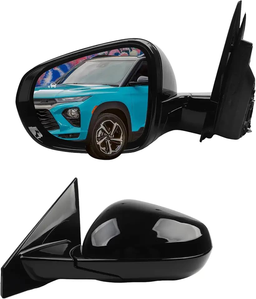 Dasbecan Side Rear View Mirror Compatible with 2021-2024 Chevy/Chevrolet Trailblazer Door Rearview Mirror Blind Spot Power Glass Manual Fold Driver Left GM1321653 42776825-PFM(5pin)